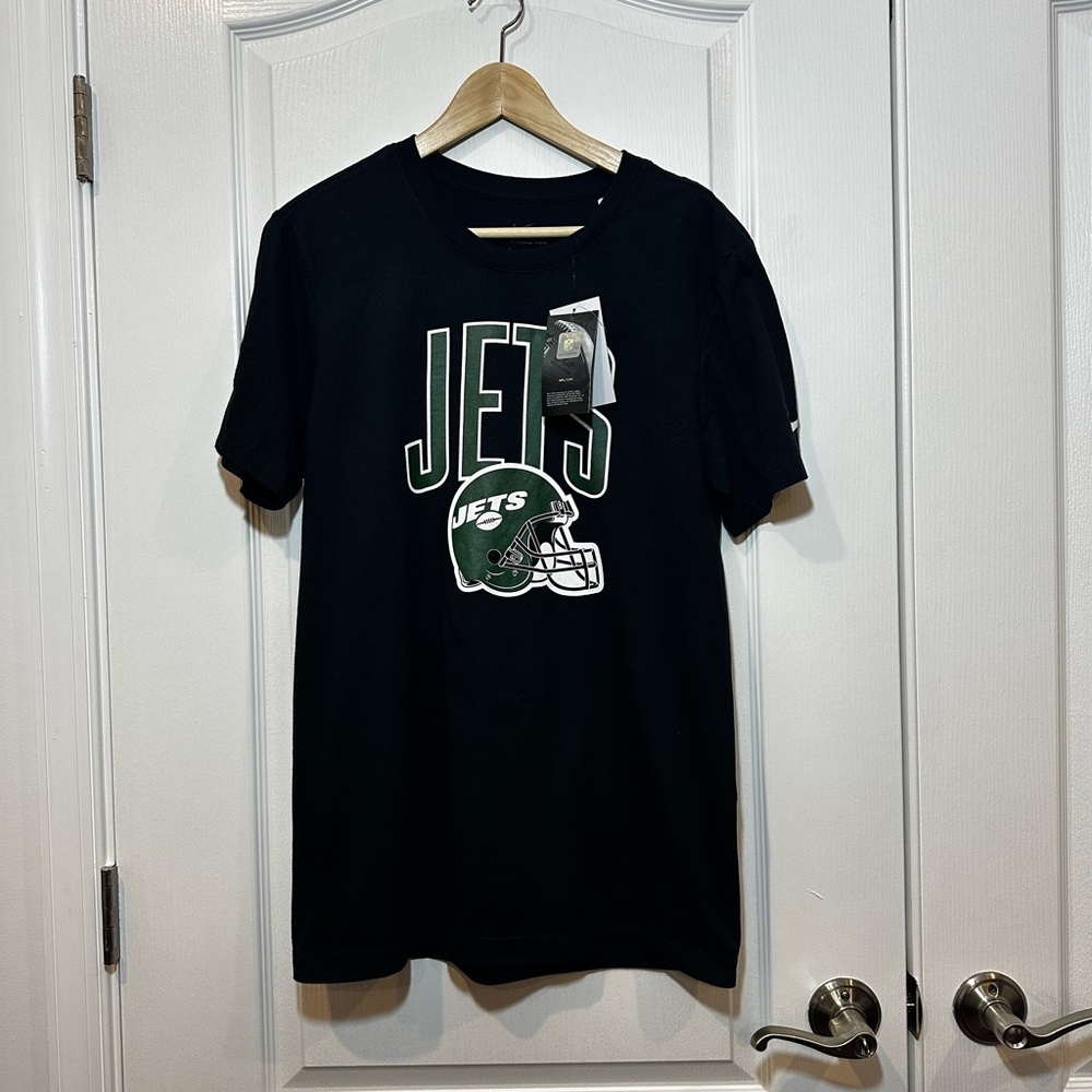 Nike Men’s New York Jets Team Athletic Black Graphic Tee